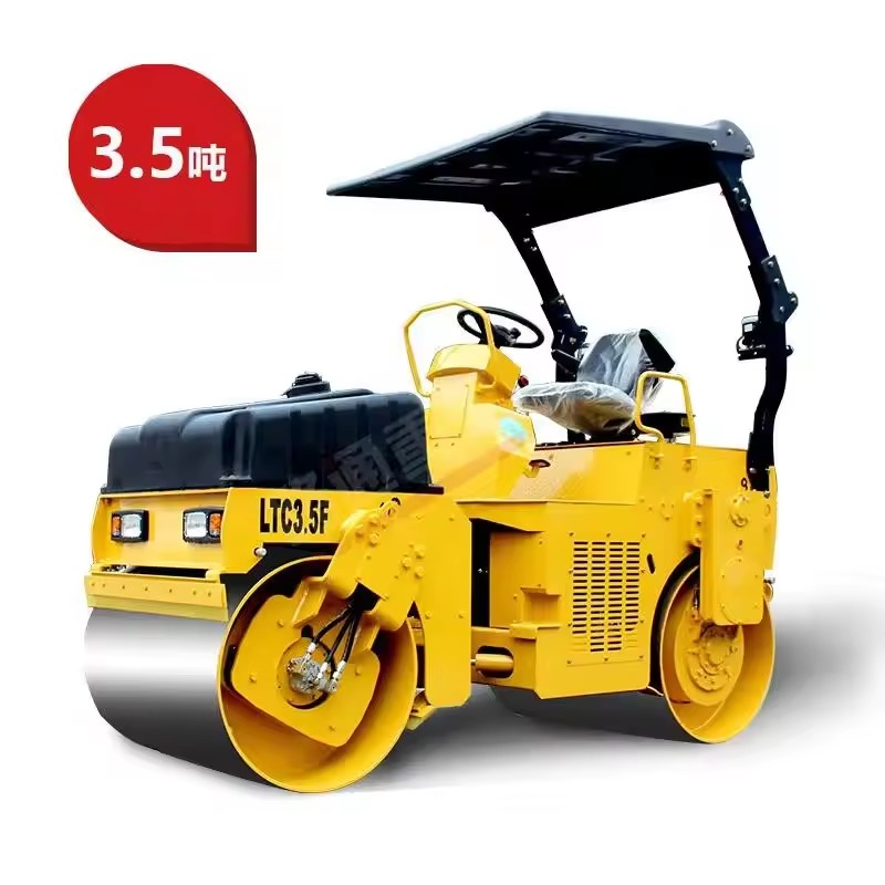 3.5Ton mechanical drive  double drum vibratory roller
