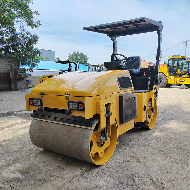 New Arrival 3T Mini Road Roller | Full Hydraulic Dual Drive for Municipal & Narrow Space Compaction